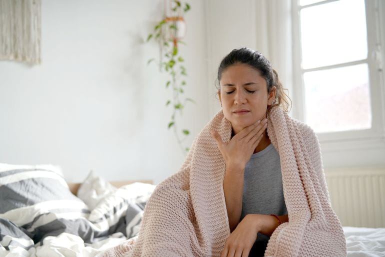 Tonsillitis Pharyngitis Or Laryngitis Banner