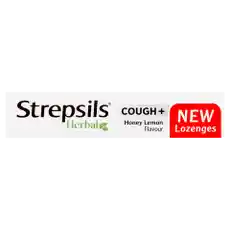 Strepsils Herbal Cough Lozenges Honey Lemon