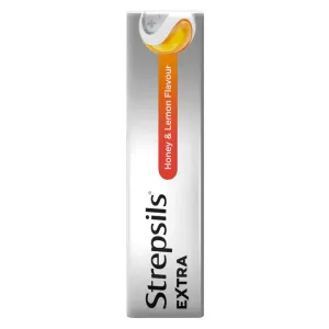 Strepsils Extra Honey and Lemon Flavour Anaesthetic Lozenges