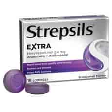 Strepsils Extra Blackcurrant Flavour Anaesthetic Lozenges