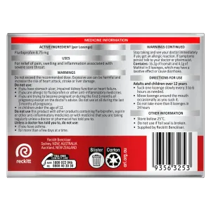 Strepfen Anti-Inflammatory Sugar Free Orange 16 Lozenges