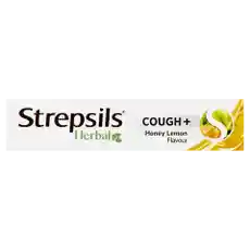 Strepsils Herbal Cough Lozenges Honey Lemon