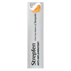 Strepfen Anti-Inflammatory Sugar Free Orange 16 Lozenges