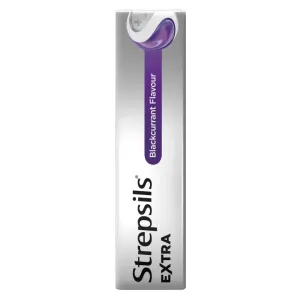 Strepsils Extra Blackcurrant Flavour Anaesthetic Lozenges