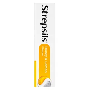Strepsils Sore Throat Relief Honey & Lemon Flavour Lozenges