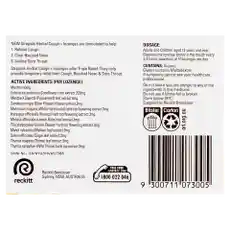 Strepsils Herbal Cough Lozenges Honey Lemon